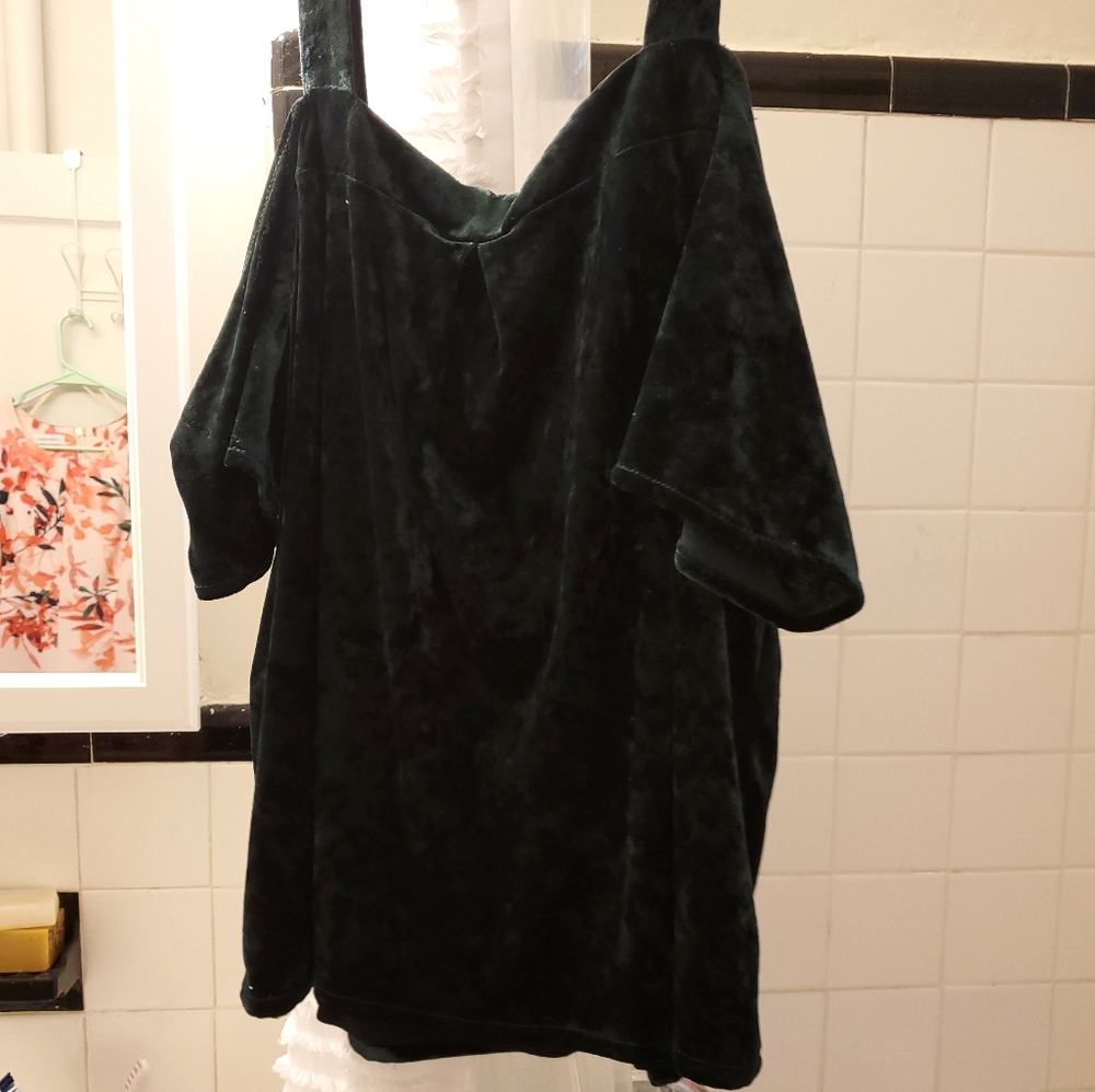 Sanctuary Velour Cap Sleeve Top